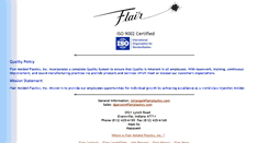 Desktop Screenshot of flairplastics.com